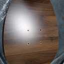 Gecheer Compact C-Shaped Side Table for Living Room Sofa and Bedside