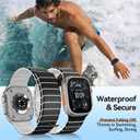 X-it Magnetic Watch Band for Apple Watch Ultra 49mm, 46mm/45mm/44mm, Silicone Sport Strap with Strong Magnet for Men and Women, Compatible with Apple Watch Series 11/10/9/8/7/6/5/4/3/2/1 and SE