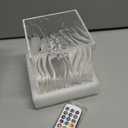 Aurora Light Projector for Bedroom,White Noise Sound Machine for Sleeping Adults, 18 Colors, Bluetooth Music, Remote Control Northern Lights Projector Ambient Lighting, Cool Things for Teen Girl Gift (Yellow)