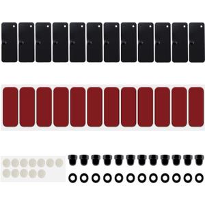 Rear Window Louvers Installation Hardware Accessories for for Ford Mustang Camaro Dodge Challenger, Universal Double Side 3M Tape Mounting Set