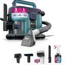 Shark EveryMess | Ultra-Powerful 3-in-1 Wet Vac, Dry Vac, & Stain Eliminator | StainForce Technology, Perfect for Homes, Pets, and Cars | 3 Accessories and Cleaning Solution | Blue | VX102BRN