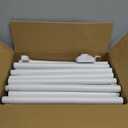 SUNALLY Room Divider Curtain Rod, No Drilling Room Separator for Space Partition Adjustable 4-10ft(H) 28-70inch(W) Heavy Duty Temporary Wall Divider Floor to Ceiling Tension Rod, White