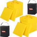 OULEME 24 Pack RV Leveling Blocks, Stackable Jack Blocks, Interlocking Leveling Pads with Carrying Bag, for Camper Travel Trailer