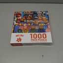 BenBen 1000 Piece Jigsaw Puzzle for Adults, Moroccan Pottery, Jigsaw Puzzle with Letters or Patterns on Back, Challenging Puzzle for Game Night