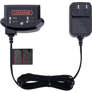 LCS1620B Replacement for Black and Decker 20V Lithium Battery Charger, Compatible with Black and Decker 12V and 20V MAX Battery LBXR20