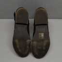 Veittes Women's Ankle Boots - Classic Side Zip, Cover with Buckle Strap, Comfortable Platform, Round Toe, Low Chunky Heel Comfort Slip On Fashion (Black/Dark Brown/Grey) Boots, 7