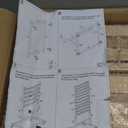 286 Pegs Wood Braiding Hair Rack for Braiders Standing with Wheels & Braid Accessories,2-Sided Hair Separator for Braiding, Extension Holder Hanger for Braiders,Hairstylists