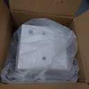 Set of 2 Tall Planters, 24" Large Indoor Outdoor Flower Pots with Tray, Modern Tapered Planters for Porch, Patio, Garden, Backyard(White)