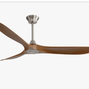 Eliora 60" Ceiling Fans Without Lights, Wood Ceiling Fan no Light with Remote, Large Outdoor Ceiling Fan for Patio, Porch, Bedroom, 6 Speed, Quiet DC Motor, ETL Listed- Brown