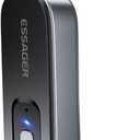 Bluetooth 5.1 Aux Adapter Receiver & Transmitter Rechargeable for Airpods Headphones Speaker, ESSAGER 3.5mm Aux Audio Jack Adapter for Airplane Treadmill Flight MP3 Player TV Car Home Stereo System