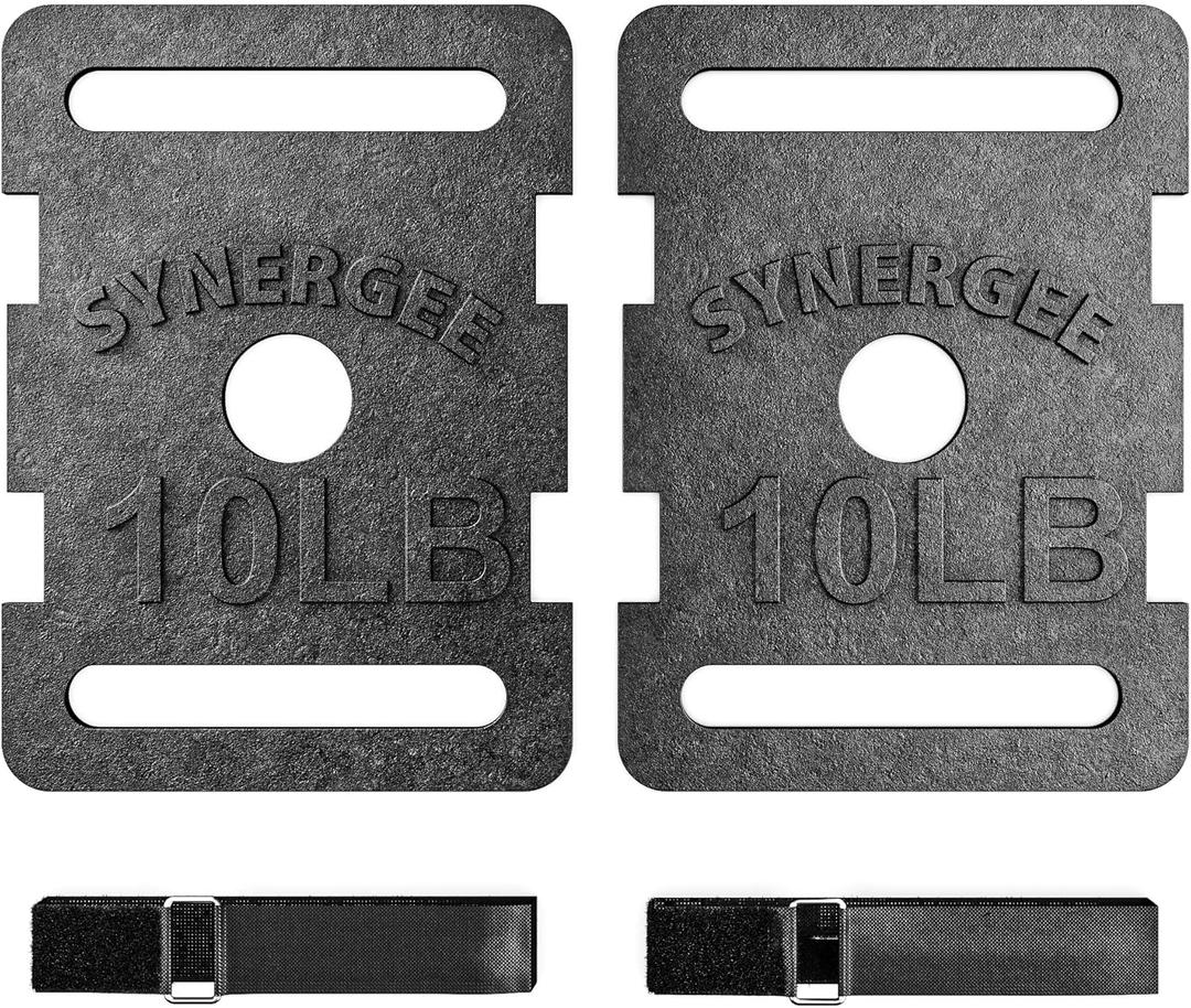 Synergee Cast Iron Ruck Weights. Weighted Weights for Rucking, 10lbs Cardio, Strength, and Endurance Training.