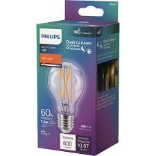Philips 60W Equivalent Soft White A19 Medium Dusk to Dawn LED Light Bulb