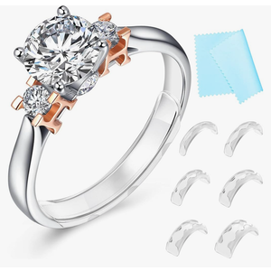 Ring Sizers for Loose Rings Ring Guards for Loose Rings Fit Any Rings, Invisible Ring Size Adjuster Never Sliding Off and Spinning