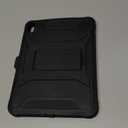 Soke Case for iPad (A16) 11th Generation 11-inch 2025, iPad 10th Generation 10.9-inch 2022, with Built-in Screen Protector and Kickstand, Rugged Full Body Protective Cover - Black