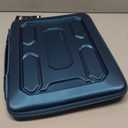 DOMISO 14 inch Laptop Sleeve with Handle Shockproof Computer Bag Waterproof EVA Protective Carrying Case for 14" ThinkPad E480/Yoga 920/13.5" Microsoft Surface Book/HP Pavilion 14 Stream 14, Teal