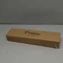 TONIAL Curtain Rod 32 to 58 Inch(2.6-4.8ft), Telescoping Splicing 3/4 Drapery Rods for Windows 20 yo 54 Inches, Decorative Single Rod with Small Cap Finial, Silver