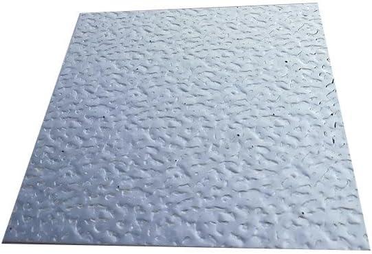 Metal Panel Embossed Aluminum Sheet Classic Refrigerator Air Conditioning and Packaging Thermic Insulant siding Sheet (1ft x 2ft)