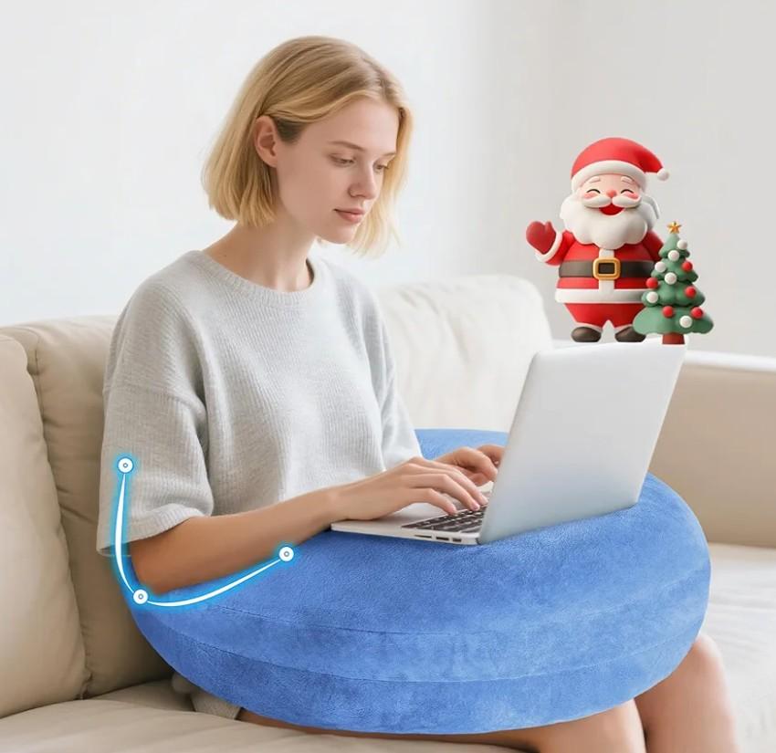 vamorry Gaming Pillow Arm Support Pillow for Bed & Sofa: Ergonomic U-Shaped Lap Pillow with Elbow Rest for Adults & Kids - Reduces Arm Pain & Fatigue During Gaming, Reading, Working & Crocheting