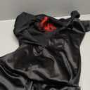 Womens Chinese Clothing Gothic Dress Cheongsam Dresses Vintage Black Slit Hem Sexy Evening Dress (Medium)