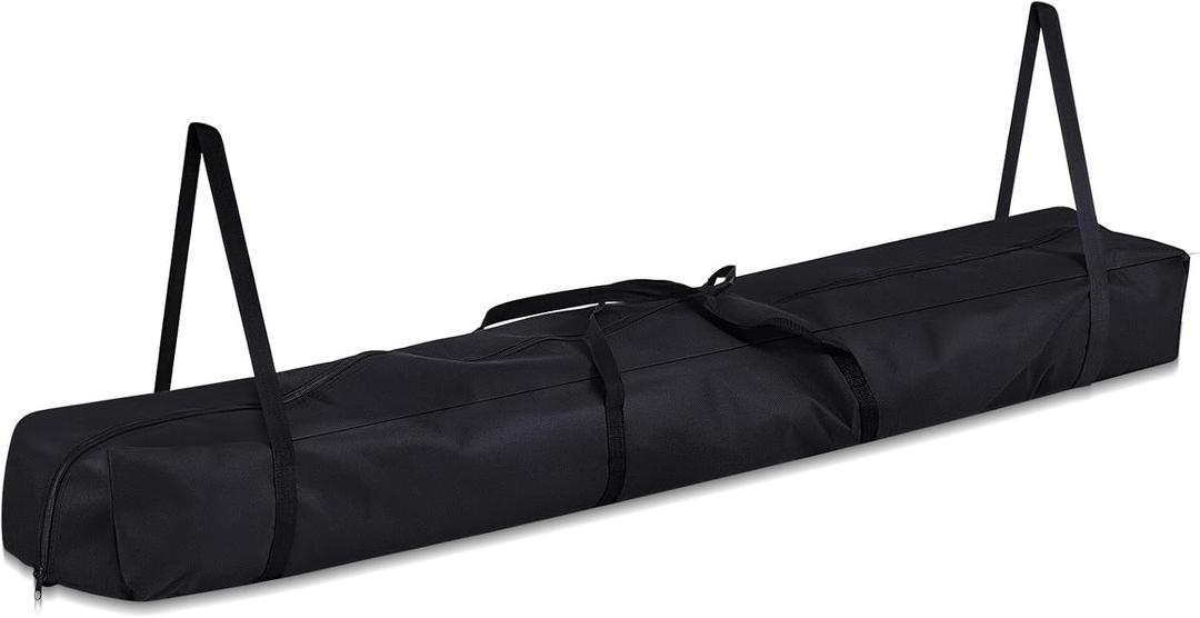 Tent Poles Bag Portable Long Storage for Party Tent with Handles Oxford Poles Carrying Bag for Storing Top Covers, Window Walls, Connectors and Poles, Black(83"x12"x8")