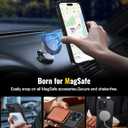 Oterkin Magnetic for iPhone 16 Pro Case Compatible with MagSafe [Foldable Invisible Stand][Tempered Glass Screen Protector & Full Camera Protection] 15FT Military Dropproof Phone Case (Black)