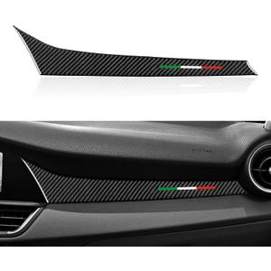 Car Trim Carbon Sticker Decal Co-Pilot Cover Passenger Decor fits for Alfa Romeo 952 Giulia 2016-2026 Accessories - Stelvio NOT FIT