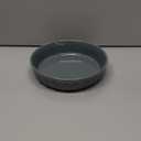 Fun Elements Shallow Dog Bowls, 8" Ceramic Dog Food Plate for Small and Medium Breeds, Non-Slip, Flat and Wide, Dishwasher Safe, Suitable for Puppies and Kittens (Grey)