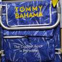 Tommy Bahama 2-Pack 5-Position Classic Lay Flat Backpack Beach Chair with Cooler and Cup Holder, Portable Folding Beach Chair for Tanning, Blue Tropical Leaves