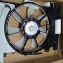 BOXI Radiator Condenser Cooling Fan Assembly Fits for Toyota Yaris 2007 2008 2009 2010 2011 2012 2013 2014 Hatchback/Sedan 16711-21110 620-549 621620