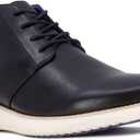 NINE WEST Mens Chukka Boots I Casual Dress Boots for Men I Lace Up Mens Fashion Ankle Boots with cushioned foam footbed & rubber outsole for traction and durability I Hardey 2 Black 9.5