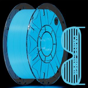 Creality Hyper Luminous PLA RFID Filament 1.75mm 1KG, Glow in the Dark Filament for 3D Printers, Bright Long-Lasting Glow, High-Speed Printing 30–600mm/s, Ideal for Creative Projects (Blue)