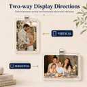 Gift for Boyfriend Husband Girlfriend Car Decorations Interior Picture Holder, Car Visor Photo Clip Magnetic Frame Mother's Day Personalized Photo Gifts Cute Car Decor Accessories 3.5 x 2.4 inch (2 PCS)