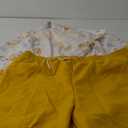 Men's Plus Size Hawaiian Matching Set Tropical Print Short Sleeve Button Down Shirt and Shorts Set Vacation Outfits (5X-Large, Yellow)