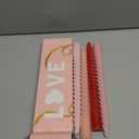 Red Gradient Taper Candles, Spiral Twisted Taper Candles Set of 4, Unscented Taper Candlesticks 10 inch Tall, Home Decor Wedding Decorations