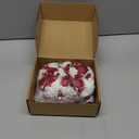 Zeyune 18 Pcs Wrist Corsages for Prom Wedding Artificial Rose Wristlet Corsage Hand Flower for Mother of Bride and Groom, Bridal, Bridesmaid Wedding Supplies (Red)