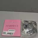 CJL HAIR Large Messy Bun Hair Piece Wavy Curly Scrunchies Synthetic Chignon Ponytail Hair Extensions Thick Updo Hairpieces for Women Salt and Pepper