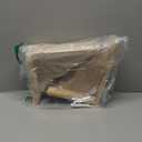 Briwooody 4 Pcs Traditional Wood Corbels Decorative Wooden Brackets Unfinished Solid Rubberwood Shelf Bracket for Doorway Countertop Kitchen Cabinet Book Shelves (2 1/4" W X 5" D X 7" H)