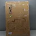 3W Floor Mats&Cargo Liner Fit Toyota Sienna 2021-2025 LE/XLE(Only for 8 Seat), TPE All Weather Custom Fit Floor Liner for Sienna 1st, 2nd and 3rd Row &Trunk, Black with Red Accent