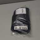 PONY DANCE Black Short Window Curtains for Kitchen 36 inch Long, 2 Panels Set Half Window Drapes for Bedroom Basement, Blackout Small Curtains for Travel Trailers, Width 29 x Length 36 inches