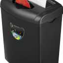 Paper Shredder for HomeShred 12 Sheet Cross Cut,5.55-Gallon Basket, P-4 Security,Shred Paper/Cards/CDs/Staples/Clips - Jam Proof System for Home Office