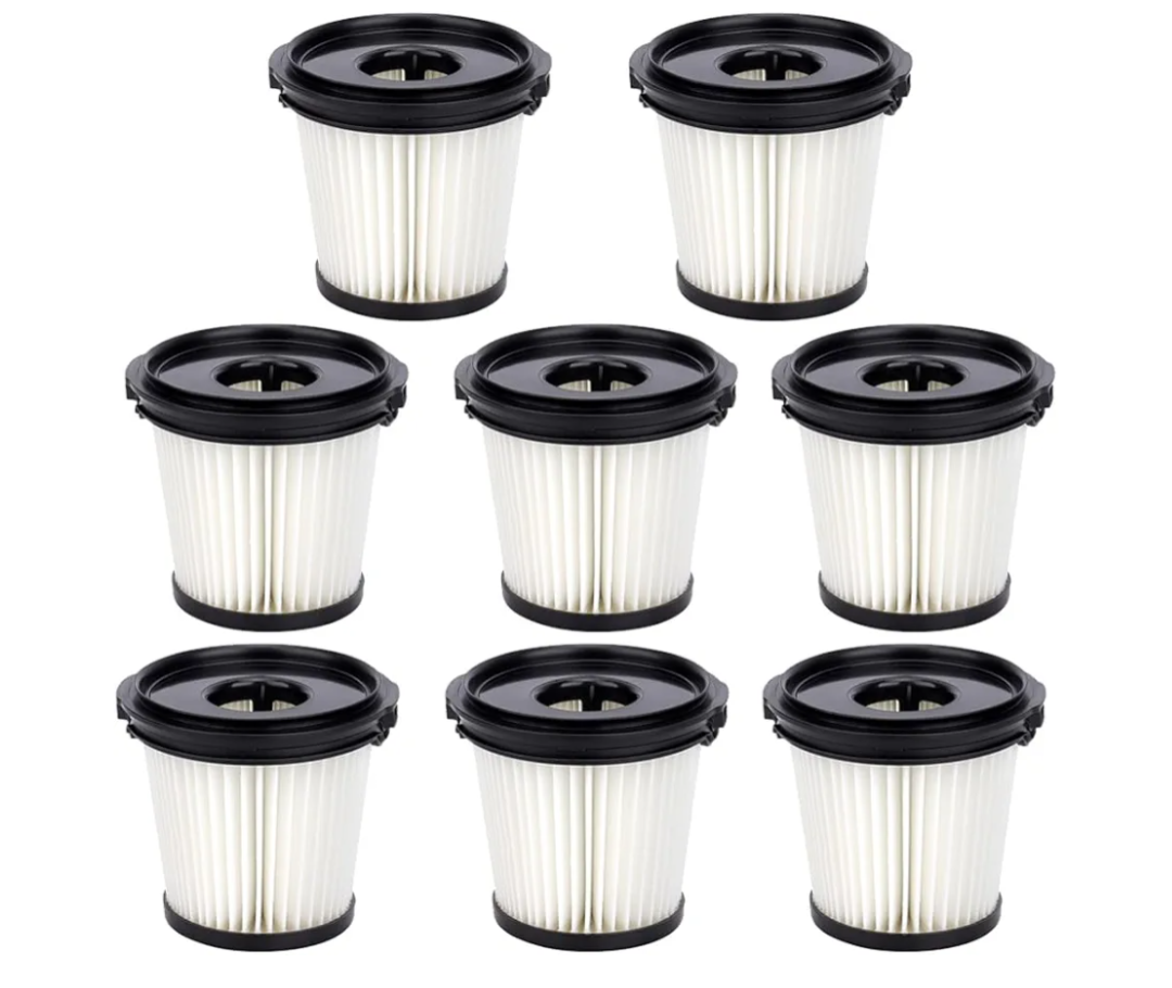 IW3511 BU3521 Filters Replacement Part For Shark IW3511 IW1111 IW1120 Detect Pro Lightweight Cordless Stick Vacuum Cleaner and Shark BU3523 Clean Empty Auto-Empty System Portable Handheld Vacuum,8Pcs