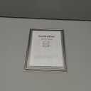 Silver 6x8" Floating Photo Frame for(4x6' & 5x7'),Adjustable Tabletop/Shelf Picture Frames,4x6'' Premium Gift Floating Frame for Wedding,Thanksgiving, Christmas,Birthday,Home or Office Decor