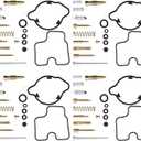Anxingo 4 Pack Carburetor Rebuild kit Replacement for Honda CBR600F2 CBR 600 F2 1991-1994