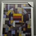 Mosaic Abstract with Moderne Blanc Frame, 22.75" x 26.75", 26.8"L x 22.8"W