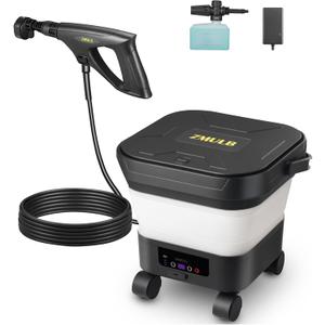 Portable Pressure Washer, Cordless Power Washer with 3.2Gal Water Tank, 522 Max PSI, 23FT Hose, 20000mAh Lithium Battery, 6 in 1 Nozzle, for Cars/Camping/Home/Outdoor