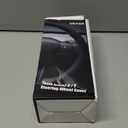 Nappa Leather Steering Wheel Cover Compatible with Tesla Model 3/Y 2016-2025 2026 Juniper/Highland, Non-Slip Breathable Model 3/Y Steering Wheel Protector, Black