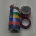 Electrical Tape Matte Rainbow 11 Colors Pack, Waterproof,Strong Adhesive, Durable, Easy-Wrap,3/4-Inch by 30 Feet (11 Rainbow Colors)