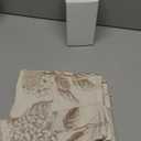 Set of 2 Decorative Floral Pillow Covers Boho Vintage Pillows Farmhouse Couch Covers for Sofa Bedroom Living Room Home Decor 18x18 Inch Light Brown