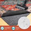 Waterproof Rug Pad, 10x14 Ft Under Area Rug Carpet Pad, Non Slip Rug Pads for All Floors and Hardwood Floors Finishes, Keep Carpets in Place Soft and Prevent Rug from Wrinkling or Buckling
