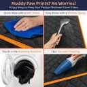 Front Seat Dog Cover for Car, Truck & SUV - Waterproof, Non-Slip Pet Car Seat Cover for Dogs - Durable, Easy to Install & Clean, Front Passenger Seat Protector for Pets & Vehicles (Orange)